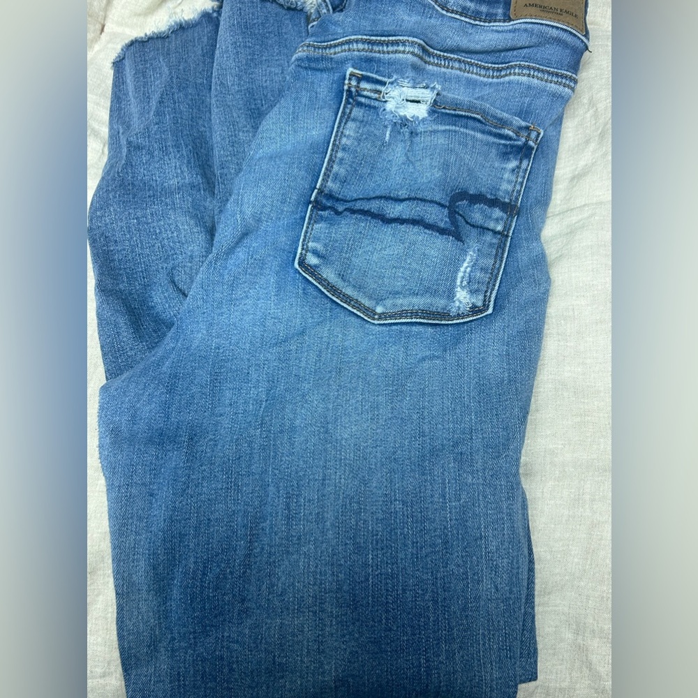 American Eagle ripped jeggings